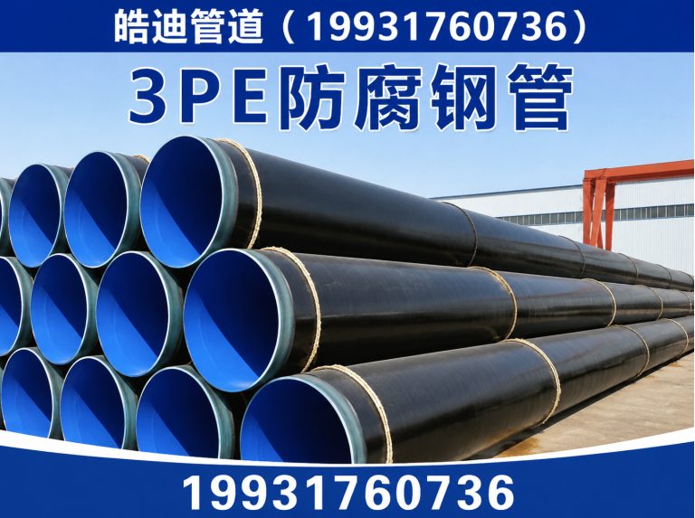 沧州高新技术产业开发区3PE防腐钢管展示图